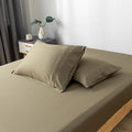 Bella Coterie | Luxury Bamboo King Size Pillowcase Set | 100% Organically Grown Bamboo Viscose | Ultra Soft | Cooling | 2 Pcs [Olive]