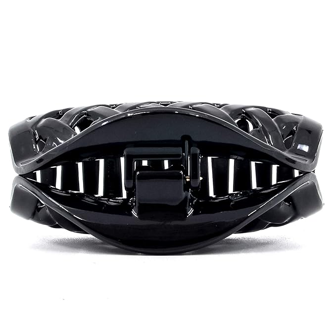 Camila Paris CP1808 French Hair Clip for Women Thick Hair for Long Curly Wavy Hair, Girls Hair Claw Clips Jaw, Durable Styling Big Claw Clip for Thick Hair, Strong Hold No Slip Grip, Made in France