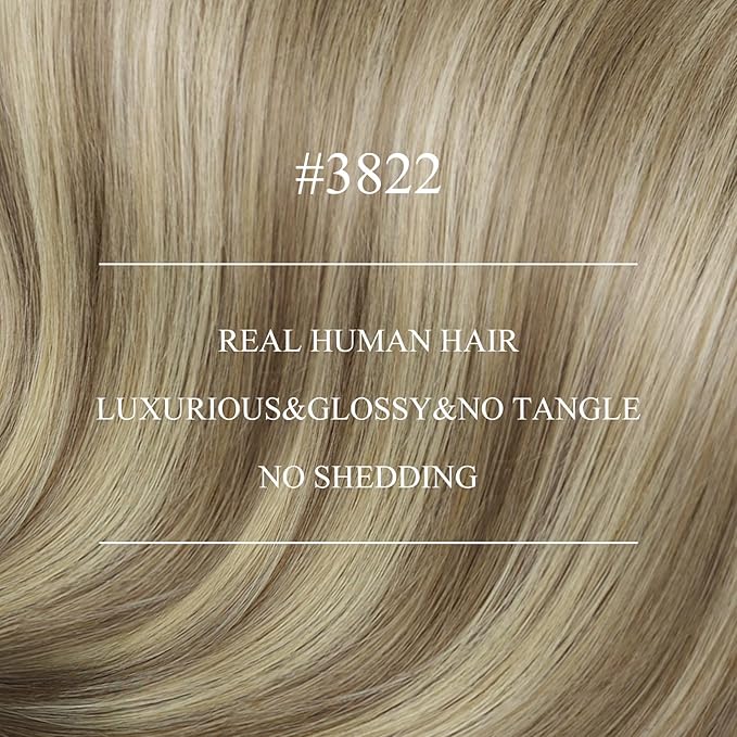 YoungSee Nano Bead Hair Extensions Human Hair Dark Brown Ombre Nano Extensions Human Hair Light Brown Balayage Blonde Nano-ring Hair Extension Real Hair Ombre Nano-Tip Extension 20 inch 50s 50g