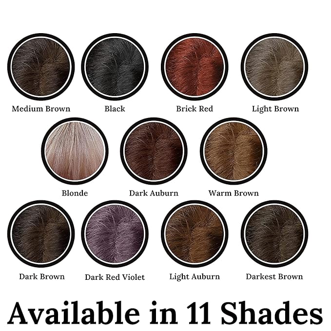 Root Touch Up Powder - 11 True-to-Nature Shades - Zero Fragrance, Talc or Parabens - Hairline Concealer by NuBeauti (Without Brush, Brick Red)