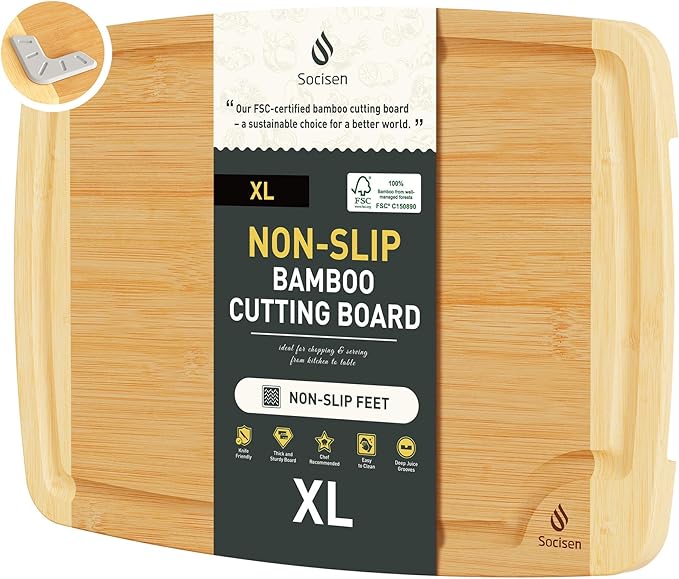 Bamboo Cutting Board Set Non Slip Feet Over Sink Acrylic Counter Lip Glass Plastic Smart Clear Countertop Marble Organizer Engraved Holder Flexible Round Black Stone Thin Bar White Commercial Metal