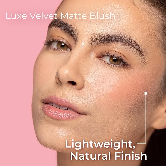 MCoBeauty Soft Matte Beauty Wand, Cosmopolitan Blush, Velvety Finish of Buildable Color, Vegan, Cruelty Free Cosmetics