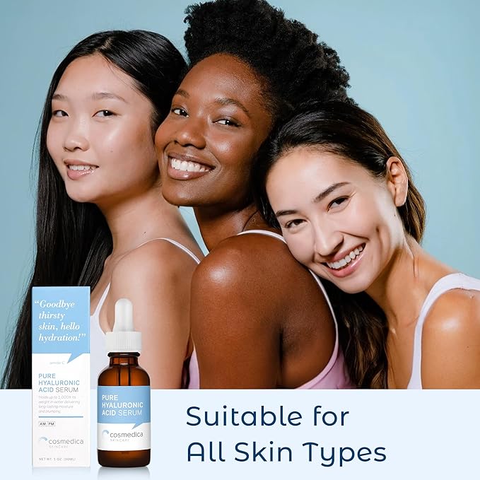 Cosmedica Skincare Hyaluronic Acid Serum, 1 Fl. Oz