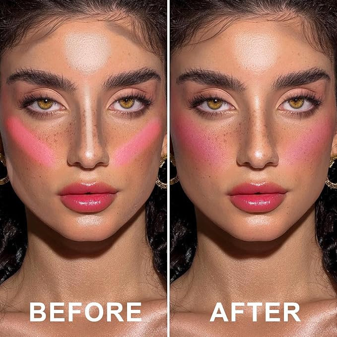 6 Colors Cream Contour Stick Makeup Contour Kit,Double-ended Cream Bronzer Stick for Sculpt, Highlighter Stick,Cream Blush Stick,Lightweight Contour Makeup Kit, Matte & Dewy Finish (SET A)