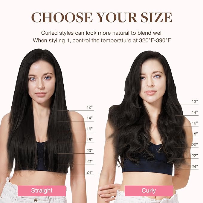 GOO GOO Clip in Hair Extensions Real Human Hair, Remy Human Hair Extensions Clip ins for Women, Natural Human Hair, 12inch 85g 7Pcs, 2 Dark Brown