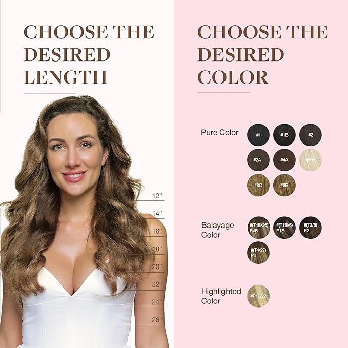 GOO GOO Clip in Hair Extensions Real Human Hair, Remy Human Hair Extensions Clip ins for Women, Natural Human Hair, 26inch 260g 9Pcs, #4/27/4 Balayage Chocolate Brown to Caramel Blonde