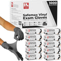 Black Synthetic Vinyl Exam Gloves Powder Free and Latex Free
