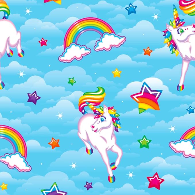 Kitsch x Lisa Frank Satin Pillowcase with Zipper for Hair & Skin, Softer Than Silk Pillow Cases, Wrinkle-Free, Smooth and Cooling Satin Pillow Covers, King Size (19x36) - MarkieTM