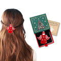 Inspirational Birthday Gifts for Girls "Guardian Angel" Hair Clips, Cute Back to School Gifts for Student from Teather, Daughter Granddaughter Nephew, Christmas Stocking Stuffer Gifts