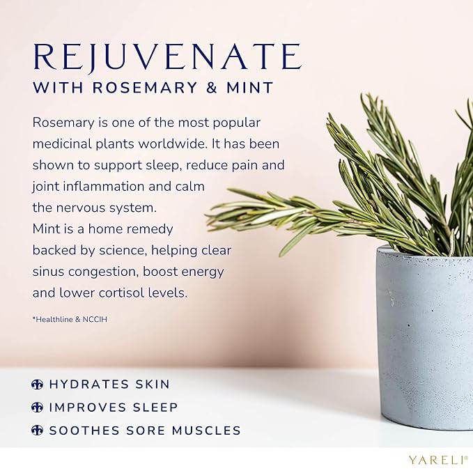 Magnesium Flakes, 5lb Rosemary Peppermint, Dead Sea Bath and Foot Soak, Alternative to Epsom Salt with Over 250,000mg of Magnesium Chloride Per Bag