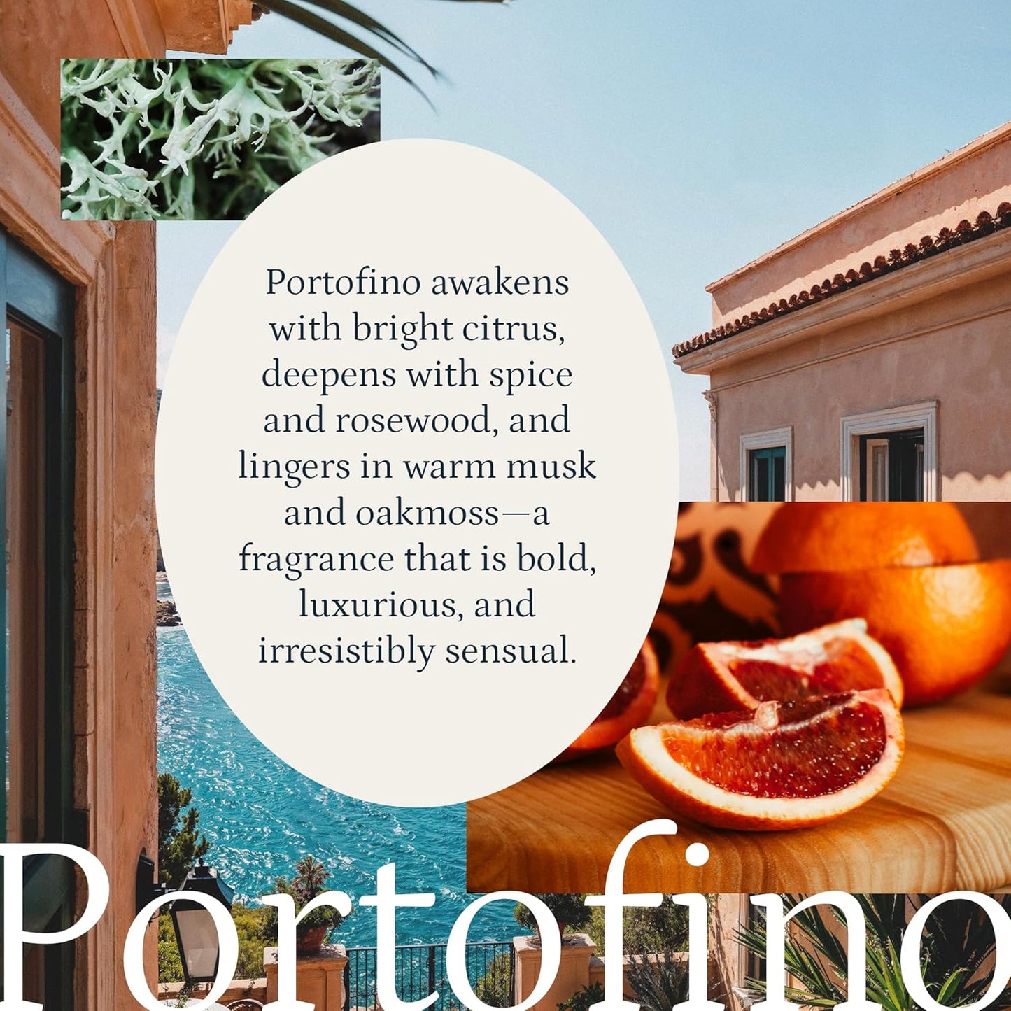 PuroSentido Portofino Aroma Oil (120ml) - Luxury Essential & Fragrance Oil for Diffusers and Humidifiers, Sicilian Lemon, Rosemary and Musk Home & Hotel Scent