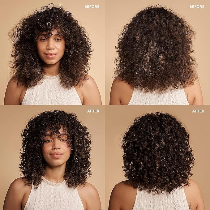 SEEN Curly On The Go Kit, Fragrance Free - Non-Comedogenic & Safe for Sensitive Skin - Curl-Defining Styling Hair Bundle - Anti Frizz - Heat Protectant