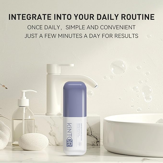 0.9% KX-826 KINTOR Hair Growth Spray,Strengthen Hair Nourish Hair follicles,Hair Care Products for Sparse Hair and Oily Hair Men&Women,360ml,Pro