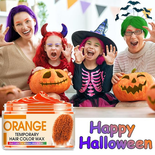 6 Color Temporary Hair Color Wax,Christmas Gifts,Stocking Stuffers for Kids, Blue Green Purple Pink Orange Red Hair Dye Natural Instant Hair Wax Color,DIY Temporary Hair Color for Kids Teens Women Men