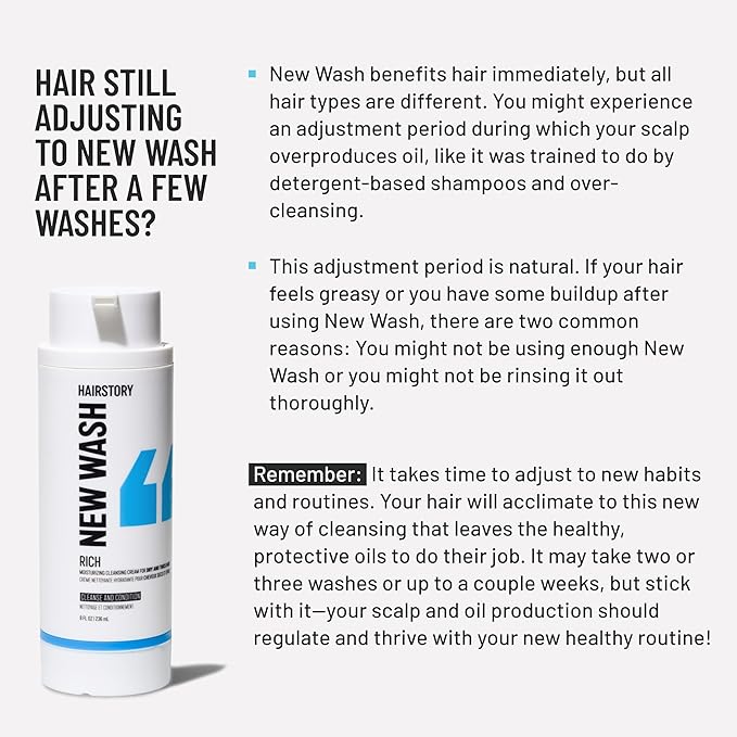 Hairstory New Wash Rich Better Bottle, 8oz