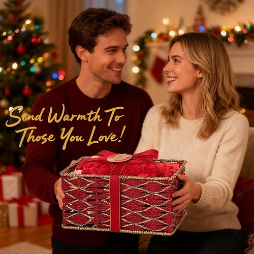 35 Pcs Christmas Gift for Women, Red Rose Bath and Body Basket Gift, Face Skin Care Kit, Home Spa Self Care, Lip Gloss, Diffuser, Necklace, Birthday, Valentines, Mother Day, Bridal Shower, Anniversary
