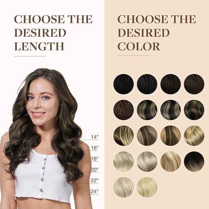 GOO GOO Clip in Hair Extensions Real Human Hair, Remy Human Hair Extensions Clip ins for Women, Natural Human Hair, 22inch 160g 7Pcs, #1B/6/1B Balayage Natural Black to Chestnut Brown