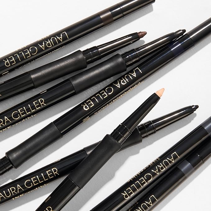 LAURA GELLER NEW YORK INKcredible Gel Eyeliner - Beige to Beige - Waterproof Smudge-proof Eyeliner Pencil - Built in Sharpener
