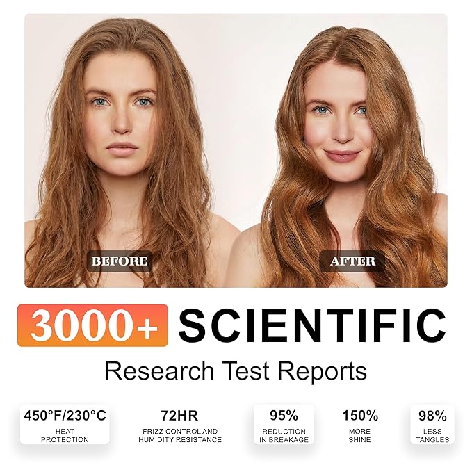 24K Gold Hair Oil, Repair Shine Serum with Coconut, Argan & Olive Oils - Heat Protectant and Frizz Control - Vegan, Lightweight Leave-In Treatment for Dry Damaged Hair (2.02 Fl Oz (Pack of 1))