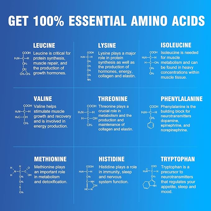 Ultimate 100% Essential Amino Acid Supplement for Cutting, Fasting & Workouts - All 9 EAAs, 40% Leucine — Ideal BCAA Ratio for Energy, Muscle & Recovery - 300 Easy-to-Swallow Keto & Vegetarian Tablets