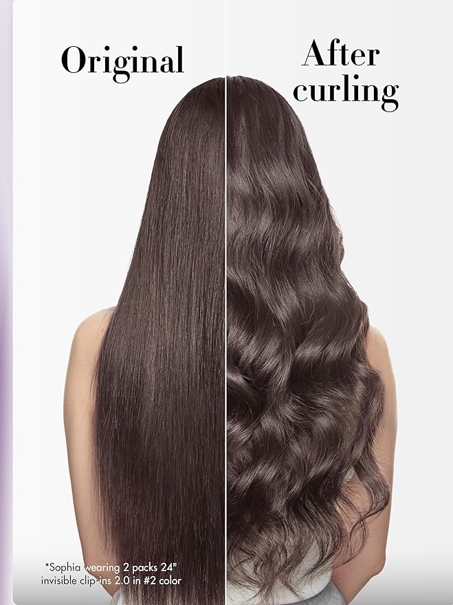 LUVME Invisible Clip in Hair Extensions Real Human Hair, 26 inch 110g 6Pcs, Natural Remy Human Hair Extensions Clip ins for Women, Natural Human Hair Silky Straight Highlight No.2