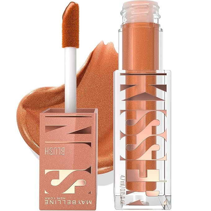 Maybelline Sunkisser Multi-Use Liquid Blush and Bronzer, Blendable, Longwear, Glowy Make Up, Summer In The City, 1 Count