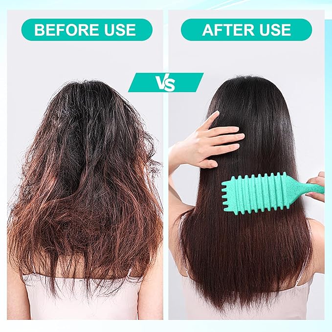 Candy Brush,Curly Hair Brush,Curl Defining Brush,2025 Boar Bristle Hair Brush for Combing and Shaping,Reduce Pulling and Curl Separation For Defined Curls(green)
