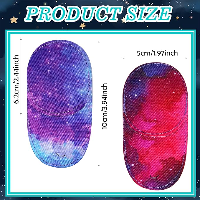 Newcotte 12 Pcs Eye Patch for Kids Girls Boys Reusable Eye Patch for Glasses over the Lens Colorful Eye Patch Toddler Eye Patch Adorable Kids Eye Patches Assorted Eye Patch Cover (Starry Sky)