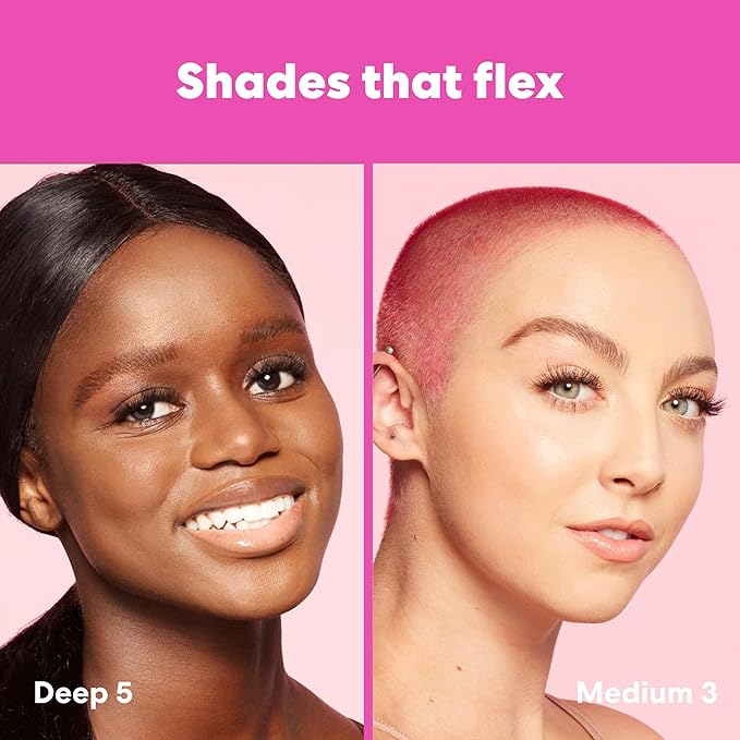 Beautyblender 12-Hour Always on Radiant Skin Tint, Breathable Serum Foundation Stays Put for All Day Long Wear, Infused with Hyaluronic Acid & Niancinamide, Medium 4