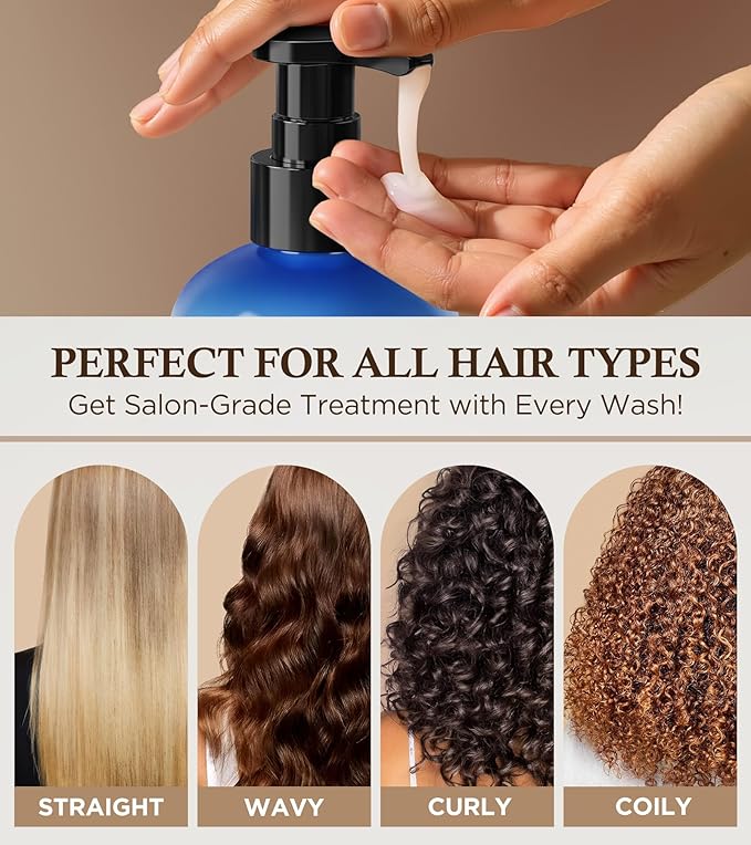 99% Pure Biotin Shampoo for 3X Thicker, Fuller Hair Growth, 80% Less Hair Loss w/Thuja Extract, Batana & Noni Fruit Oil Hair Care for Deep Nourishing,Rosemary Dandruff Treatment for Men Women,11.83oz