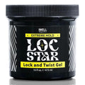 Loc Star Braid & Loc Gel, 16 fl oz | Extreme Hold for Braids, Locs, Twists, Cornrows & Edges | Smooths & Tames Frizz | No Heavy Residue | Long-Lasting | With Aloe Vera