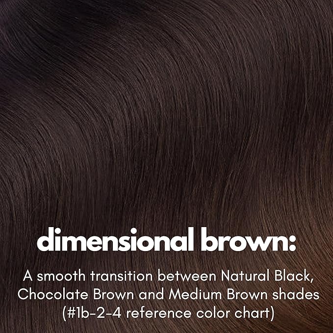 Irresistible Me Real Human Hair Extensions Clip Ins – 100% Human Hair Clip In Extensions for Length & Volume – Invisible Extension – Heat Resistant & Dyeable – Dimensional Brown, 20 Inches