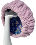 AKISS Flaxseed Deep Conditioning Heat Cap Portable Microwave Hot Bonnet Therapy Hair care Cap For Kids Girls (Pink Lavender/Unicorn, Small)