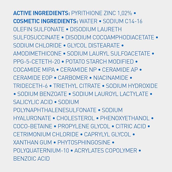 CeraVe Hydrating Anti Dandruff Shampoo, 1% Pyrithione Zinc Dandruff Treatment With Ceramides, Niacinamide & Hyaluronic Acid, Helps Eliminate Flakes & Provides Itchy Scalp Relief, Sulfate Free, 19 Oz