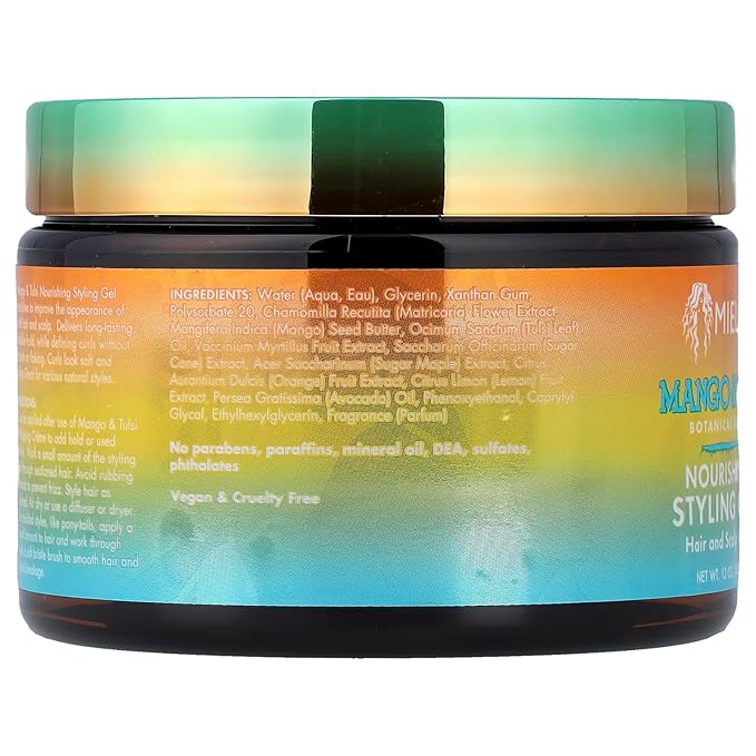Mielle Nourishing Styling Gel Mango & Tulsi 12 Oz (Pack of 1)