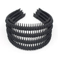 Black fashion headbands for women hair accessories short hair head bands non slip thin hair bands(4 color)