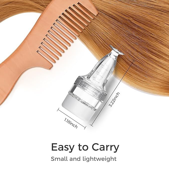2 PCS Minoxidil Applicator, Quick Efficient Apply No Messy Hair Serum Applicator Small Minoxidil Applicator Tool, Hair Applicator Bottle Minoxidil Brush Scalp Applicator Comb Dedicated to Minoxidil