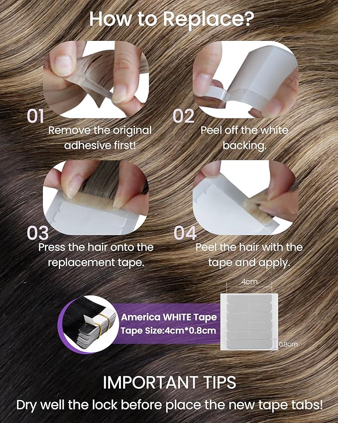 LaaVoo Human Hair Tape in Extensions Ombre Black to Medium Brown Mix Caramel Blonde Hair Extensions Tape in Real Human Hair Tape in Hair Extensions for Women 12in 20pcs/30g