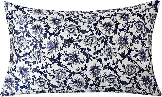SLPBABY Silk Pillowcase for Hair and Skin with Hidden Zipper Print (Standard, Pattern13)
