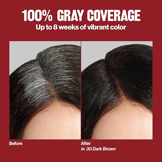 Revlon ColorSilk with Bond Repair Complex, Black Permanent Hair Color, 100% Gray Coverage, Ammonia Free Hair Dye, Vegan Keratin, 20 Brown Black (Pack of 3)