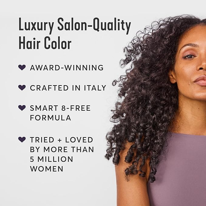 Madison Reed Radiant Hair Color Kit - 2.5NNN Soft Black (Parma Black), 100% Gray Hair Coverage Permanent Hair Dye for Resistant Grays | PPD-Free & Ammonia-Free, 1 Pack