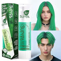 Temporary Hair Color Gel, Green Hair Dye Color Gel Washable Natural Instant Hair Color Wax for DIY Hairstyle for Kids Men Women(Color #20)
