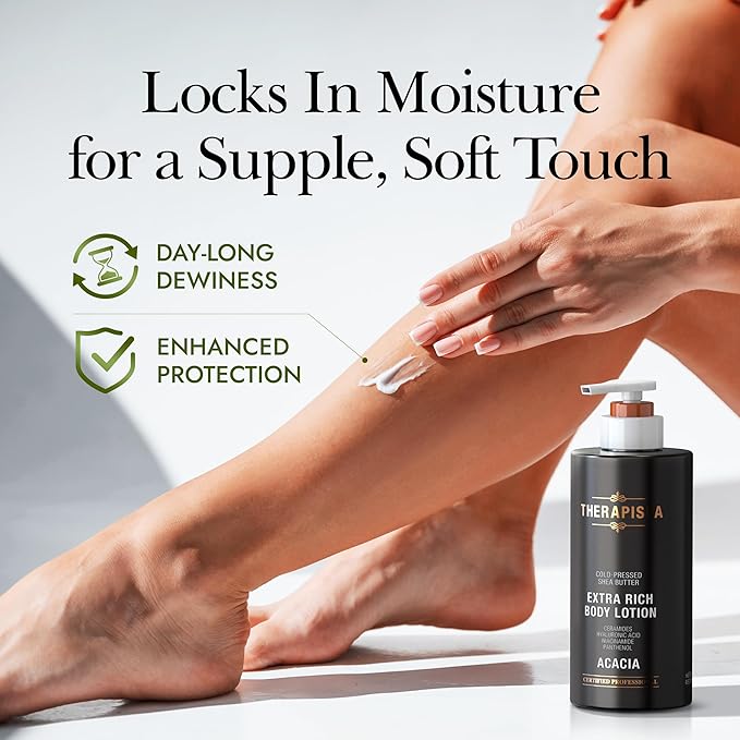 Scented Body Lotion for Women – Deep Hydration Moisturizer with Shea Butter, Ceramides & Panthenol for Dry Skin – Loved by All Genders (Acacia, 17.0 fl oz)