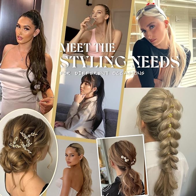Ve Sunny Hair Extensions Ponytail Real Human Hair Wrap Around Clip in Ponytail Hair Extensions Straight Extensions Human Hair for Women Walnut Brown Ombre Light Brown Balayage Blonde 16inch 80G