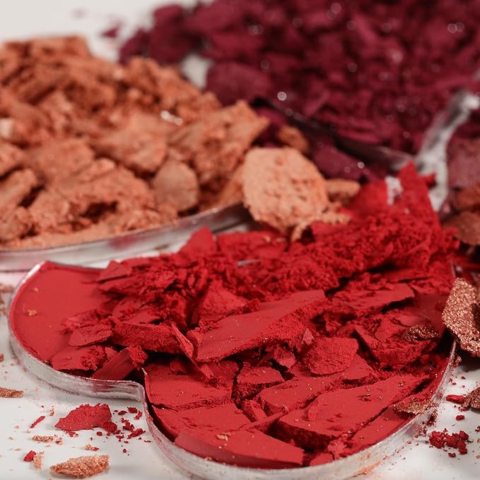 Blush Palette, Bronzer Matte Blush and Highlighter Palette, Cheek Blush Makeup, Bright Pink Blush Powder, Rose Magenta Peach Red, Talc Free