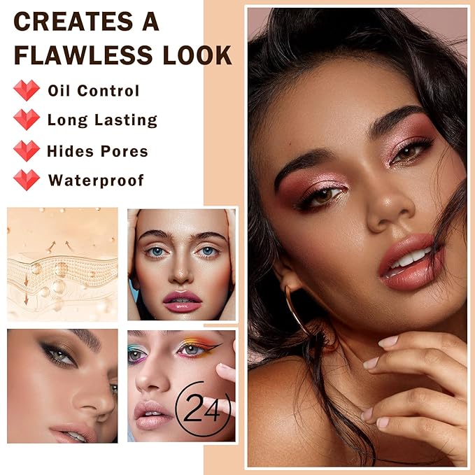 Setting Powder Loose Face Powder Lightweight Soft Smooth Brighten Minimizes Pores Long Lasting Oil Control Loose Powder Makeup For Matte Flawless Finish 01#Foggy White