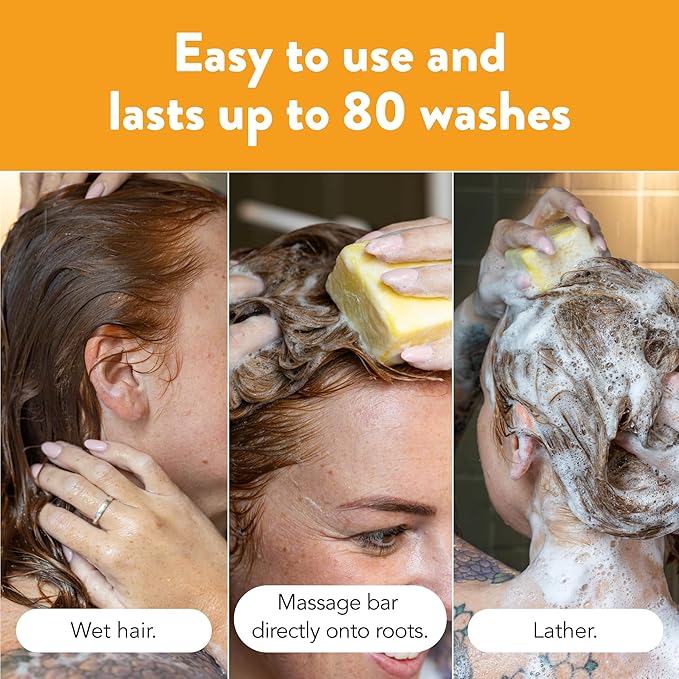 Ethique St Clements -Clarifying Solid Shampoo Bar for Oily Hair - Vegan, Eco-Friendly, Plastic-Free, Cruelty-Free, 3.88 oz (Pack of 1)