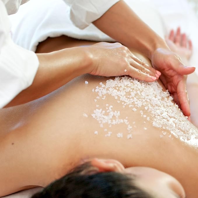 Minera Fine Grain Dead Sea Salt for Bath & Soaking – 19 lbs, Fast-Dissolving, 100% Pure & Natural, Unscented, Skin-Nourishing Bulk Sea Salt