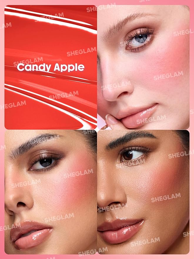 SHEGLAM Color Bloom Liquid Blush-Candy Apple