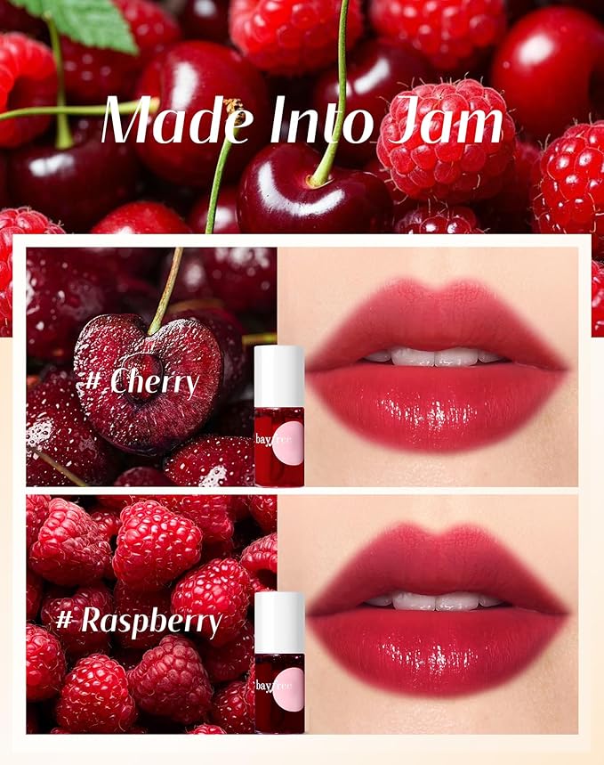 Lip Tint Stain Set, Lip Stain Long Lasting Lightweight Waterproof, Transfer-Proof, Non-sticky, Lip Makeup Matte Finish